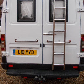 image 25 - Stainless Steel Mercedes Sprinter Campervan rear Ladder